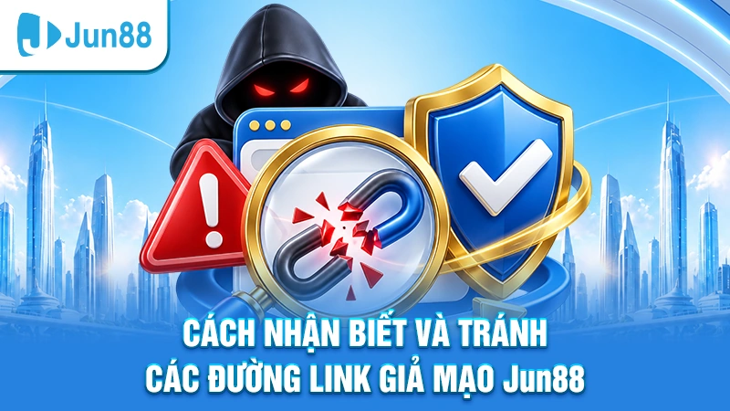 Cách nhận biết và tránh các đường link giả mạo Jun88